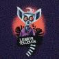 Preview: Baumwolljersey Panel Lemur Toujours ca. 85 cm by Thorsten Berger  Blau